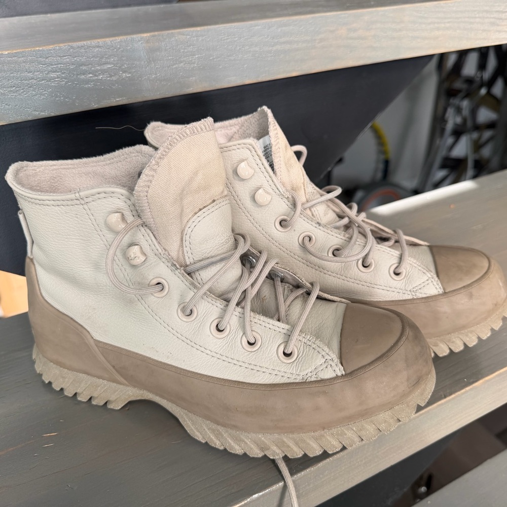 Converse Gray High-Top Sneakers